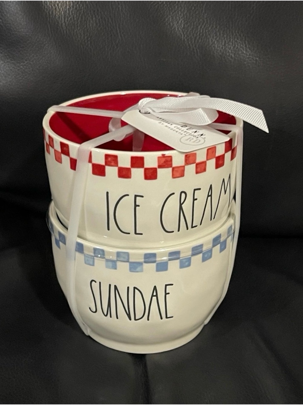 Rae Dunn Bowls ICE CREAM SUNDAE Rae Dunn ICE CREAM SUNDAE Bowls